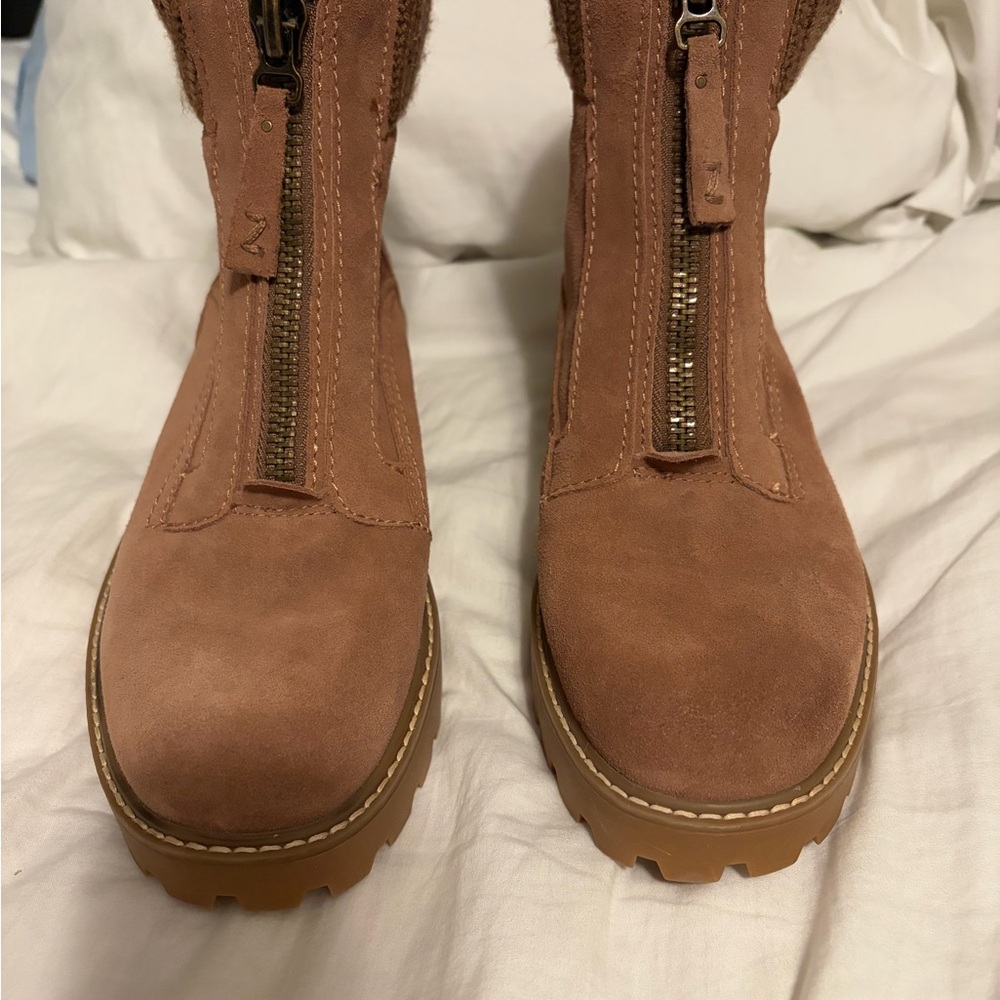 Zodiac Brown Combat Boots